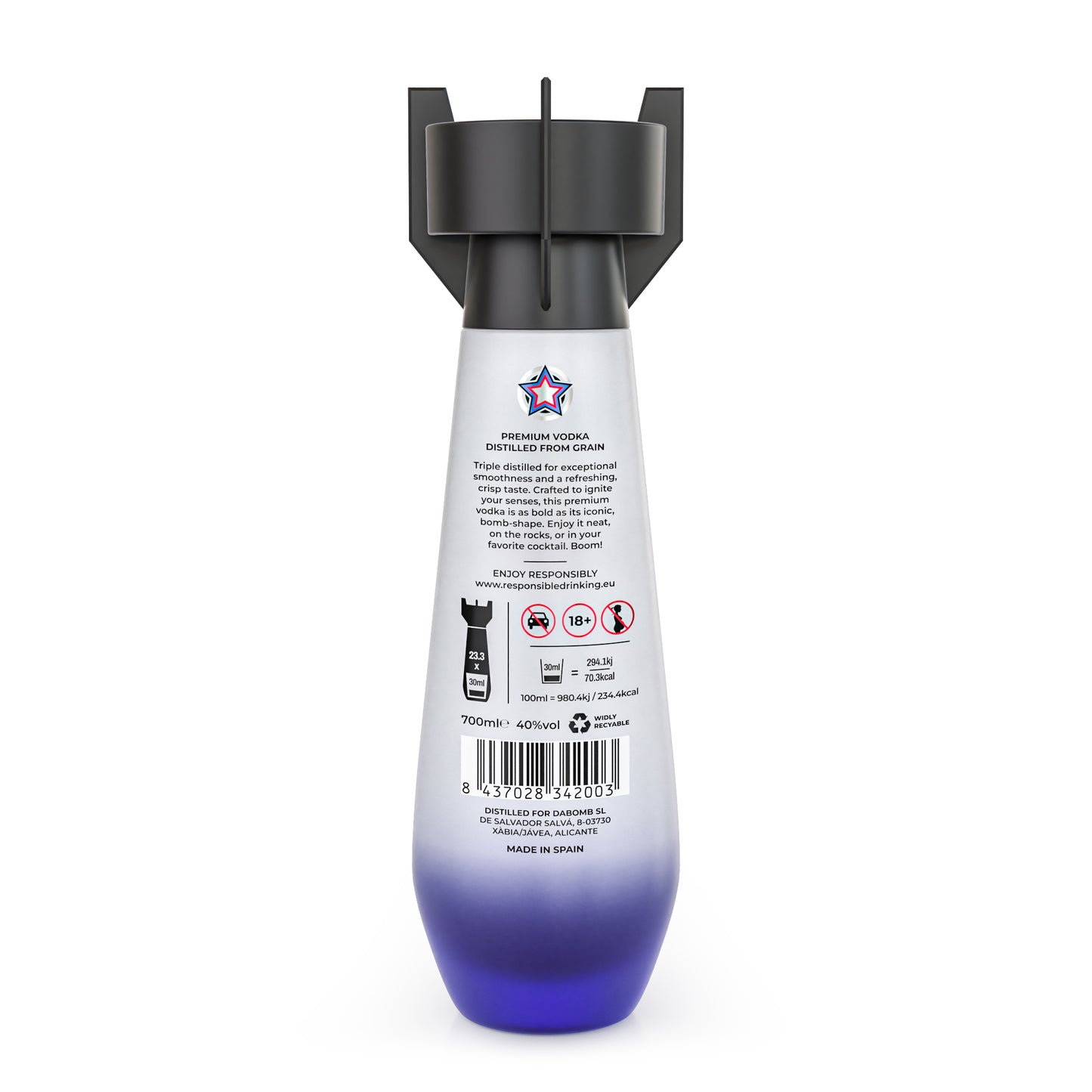 Dabomb - Original Vodka 70CL