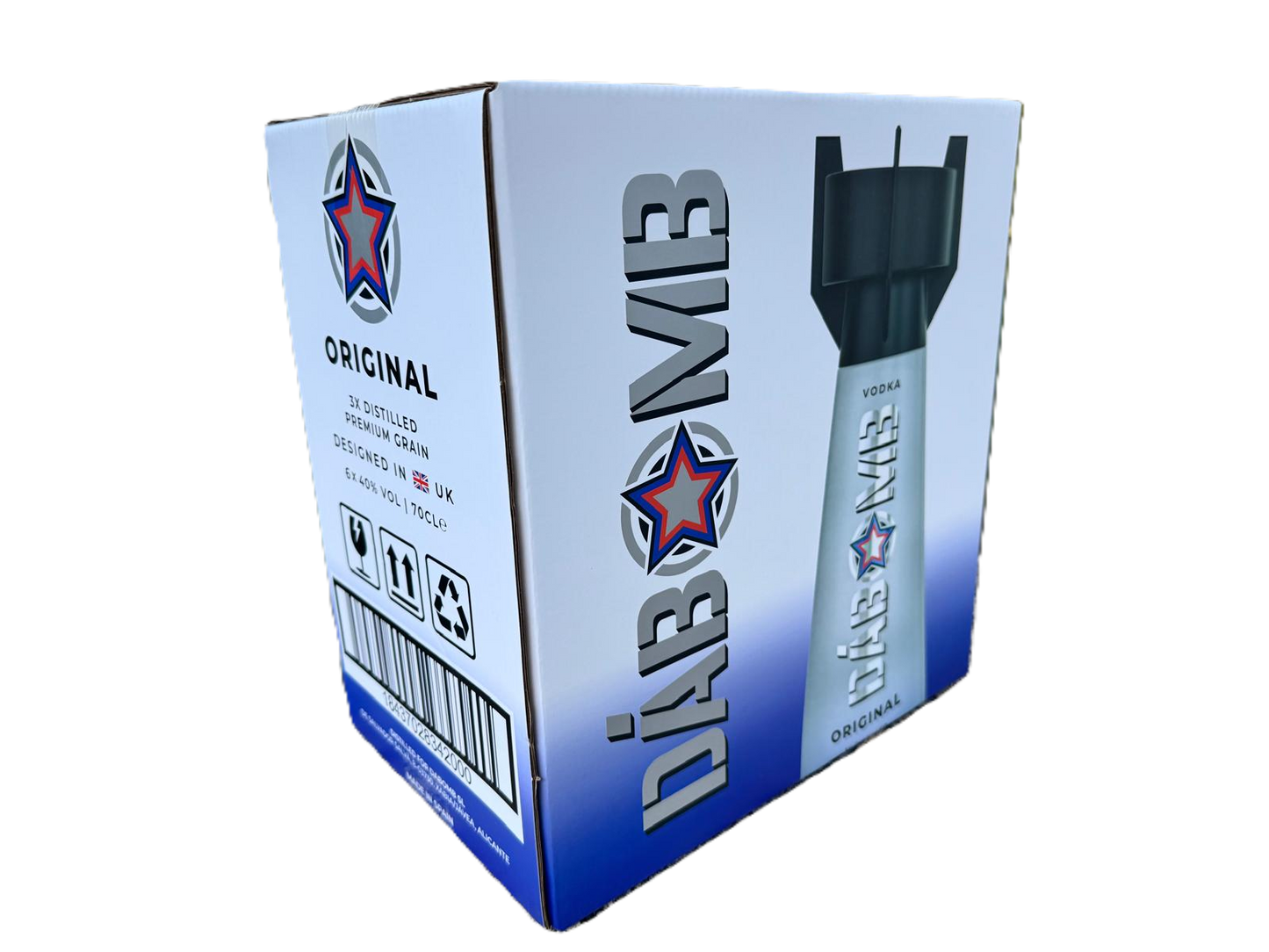 DÁBOMB Original Vodka — Case of 6