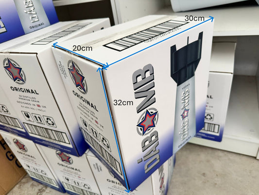 DaBomb – Case of 6 Premium Vodka Bottles (70 cl)